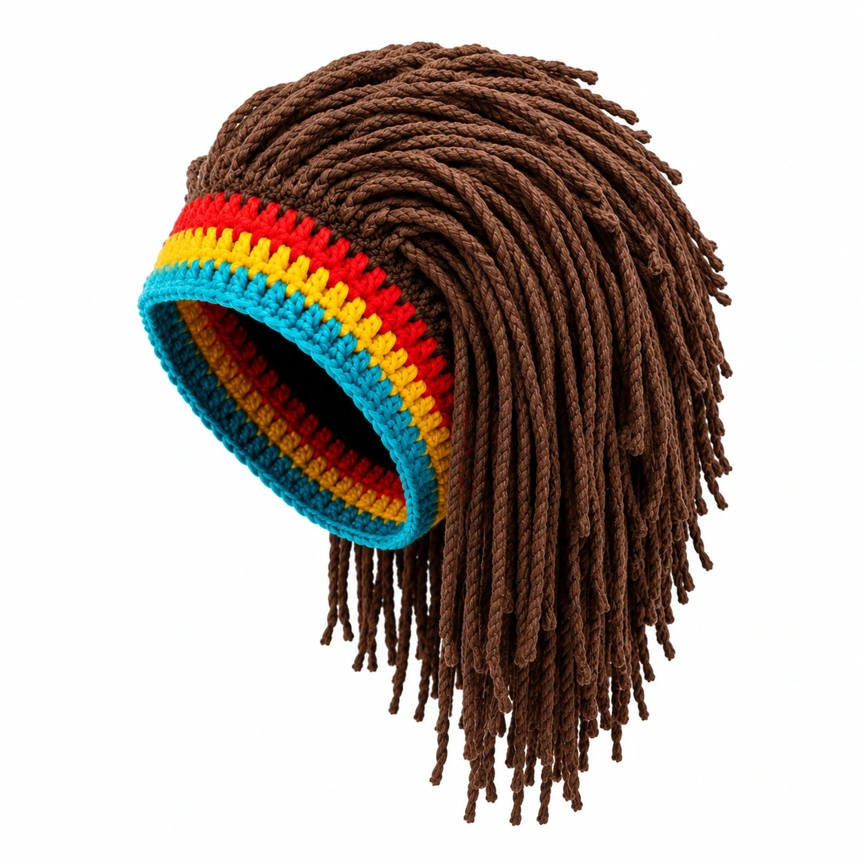 Dreadlock Mössa – Rasta Beanie med Fake Dreads