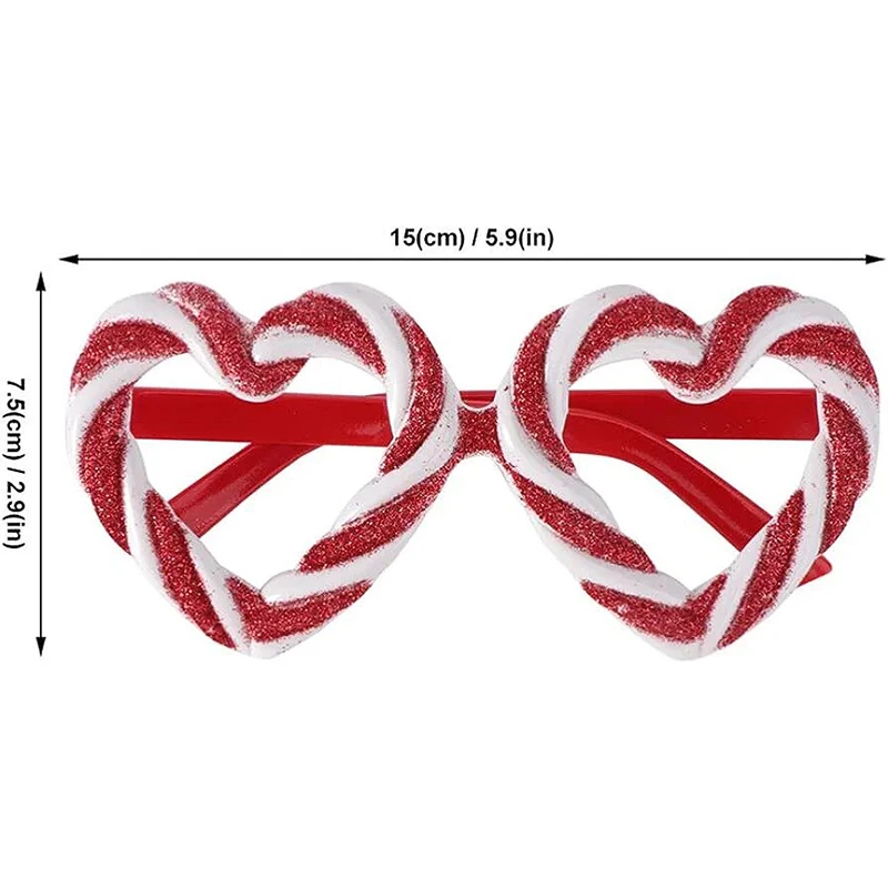 Glasögon Godis Hjärformade 3