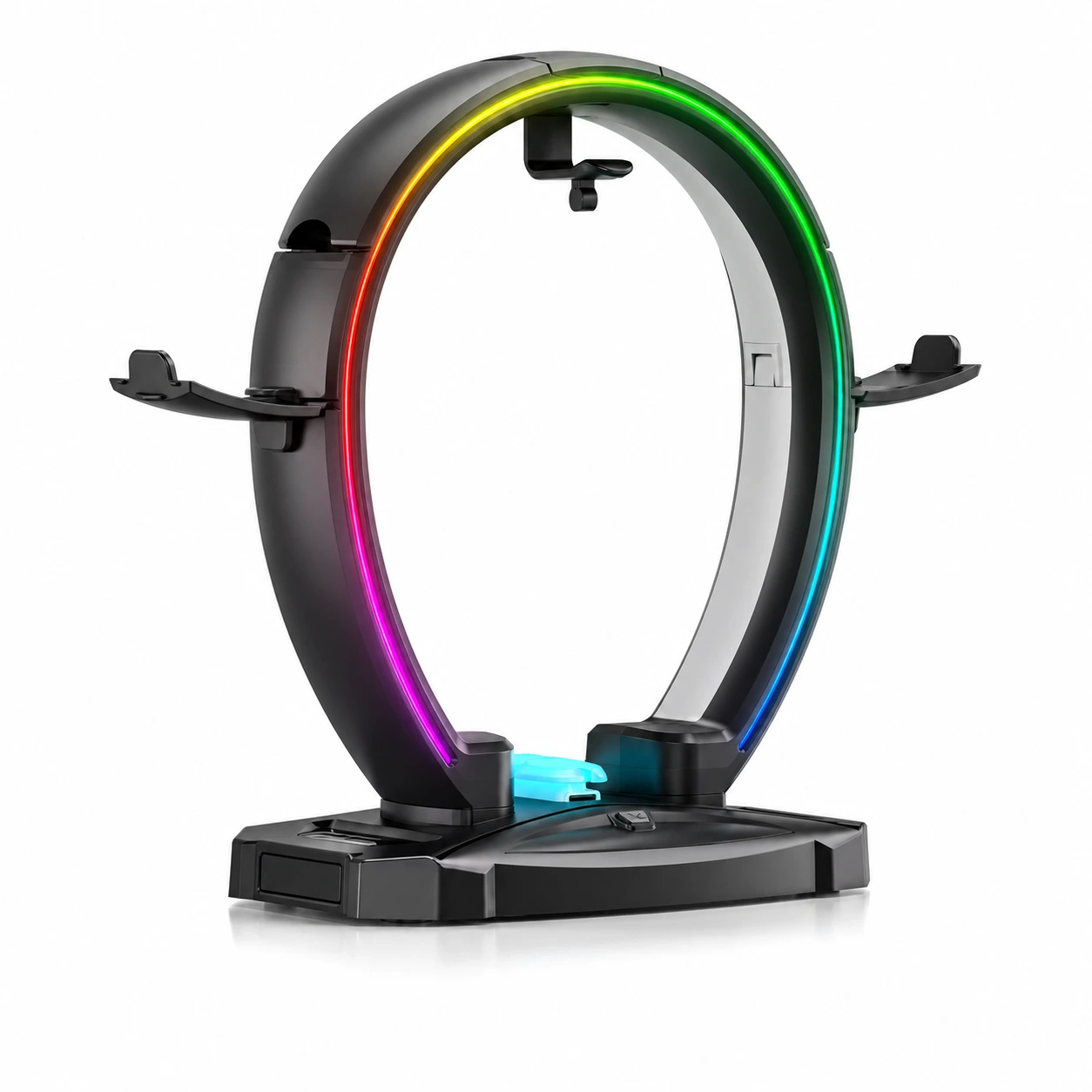 Headsetställ med Kontrollhållare RGB – Gamingställ