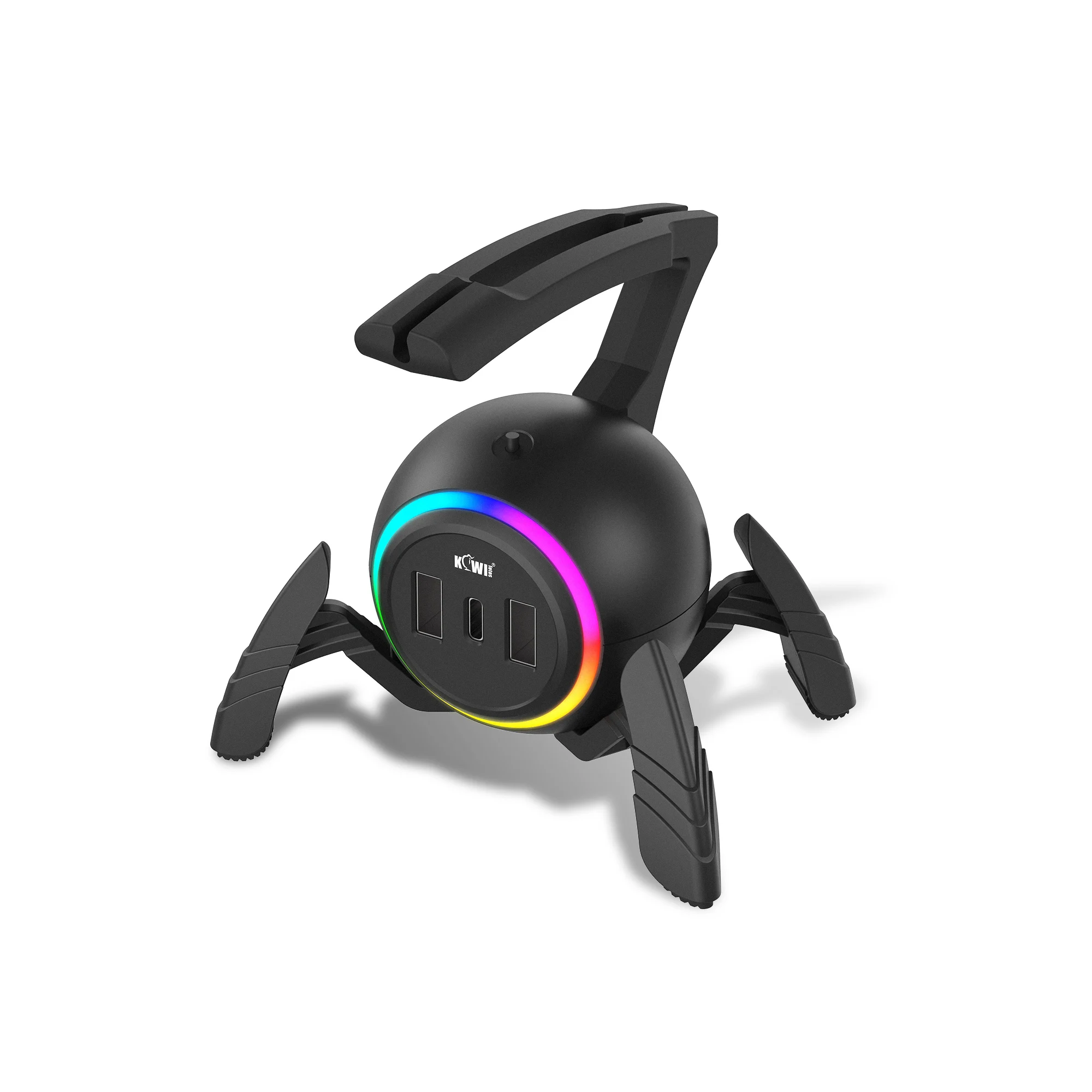 Muskabelhållare – RGB, USB-hubb, Anti-slip