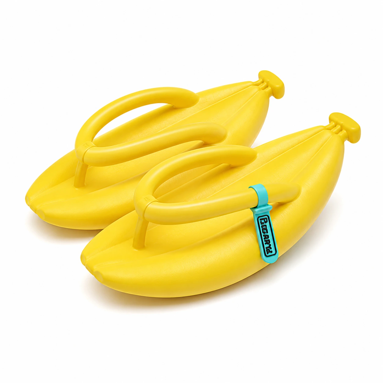 Flip Flops Bananformade med Plattformssula