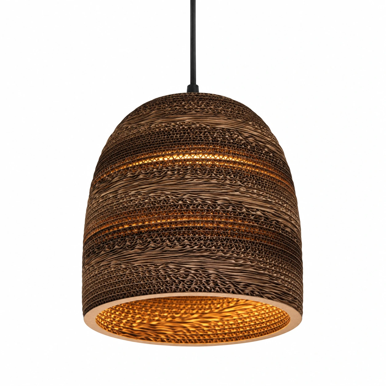 Taklampa i papper med E27-sockel, dia 25 cm