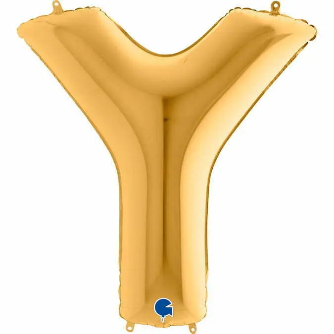 Bokstavsballong Guld 3