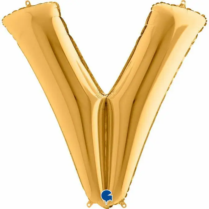 Bokstavsballong Guld 6