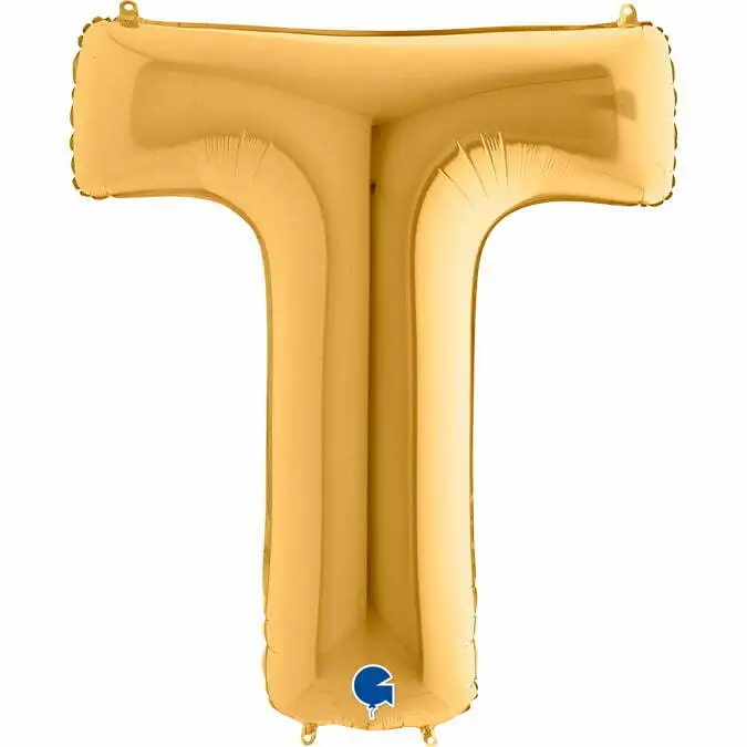 Bokstavsballong Guld 8