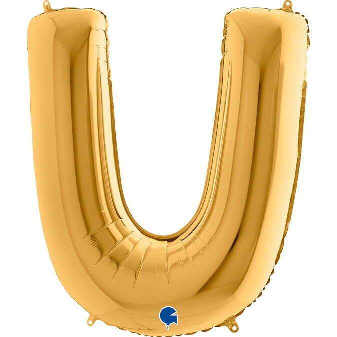 Bokstavsballong Guld 7