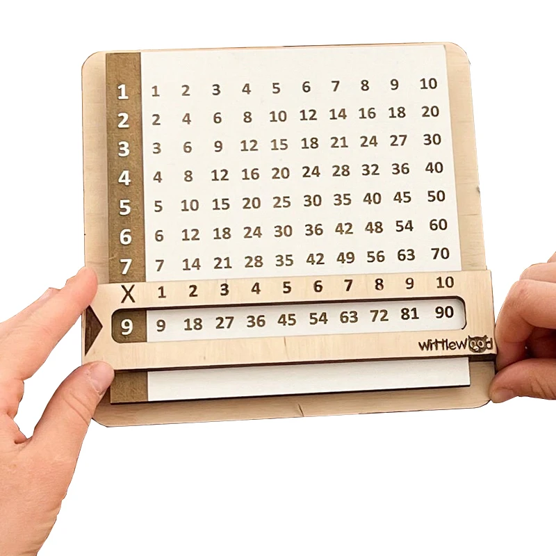 Träpussel Multiplikationstabell för Barn