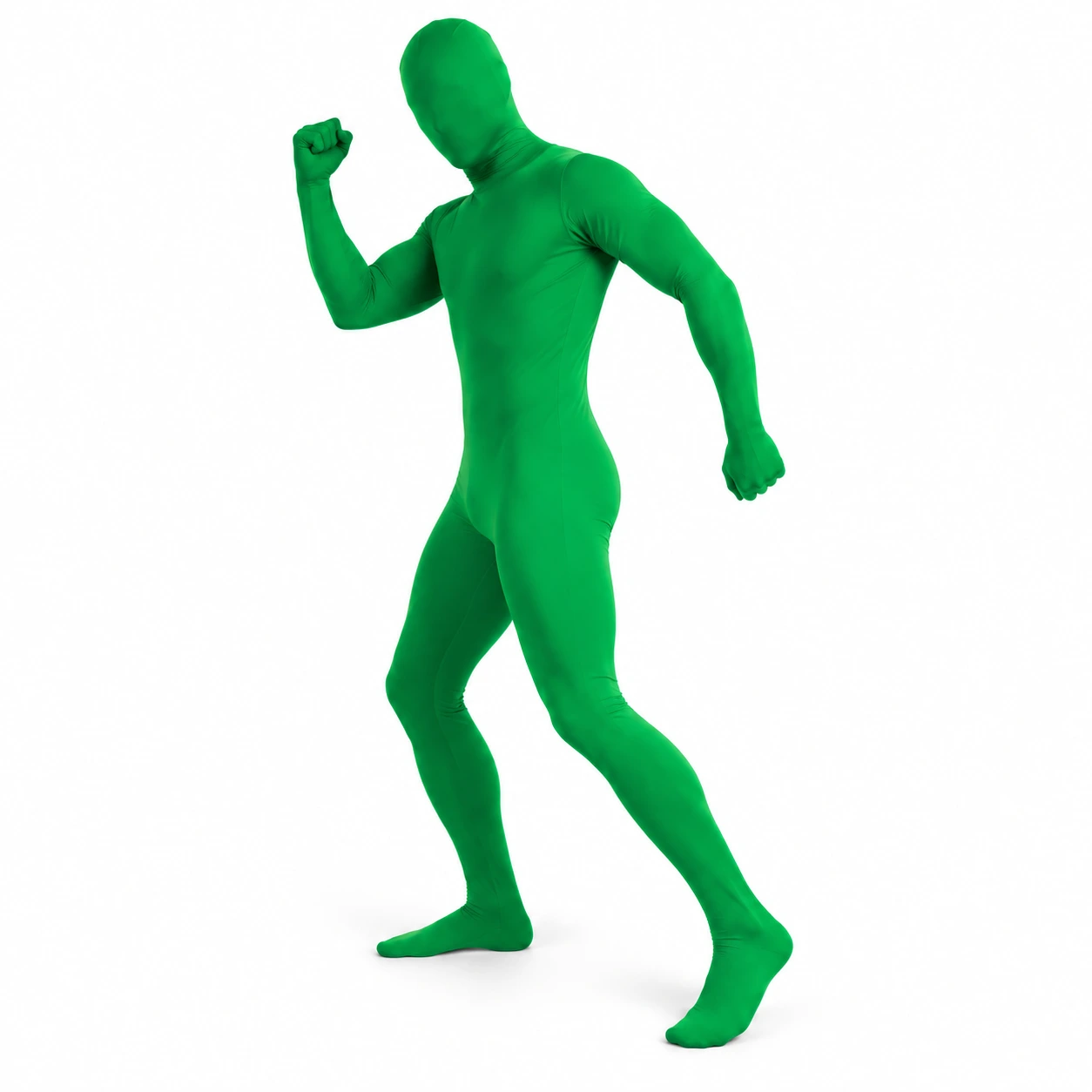 Enfärgad Helkropps Zentai Bodysuit