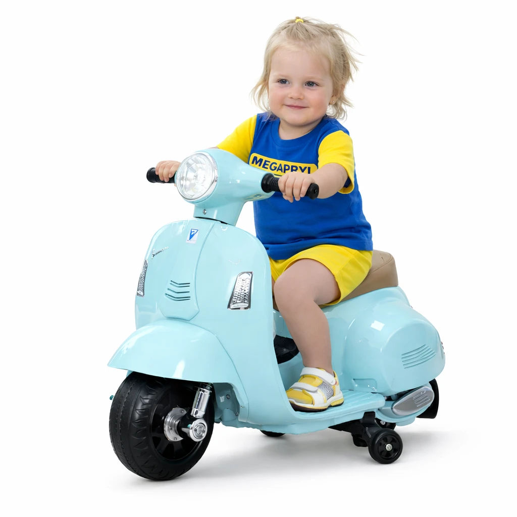 Elektrisk Barnmotorcykel – 6V, Ljud & Ljus