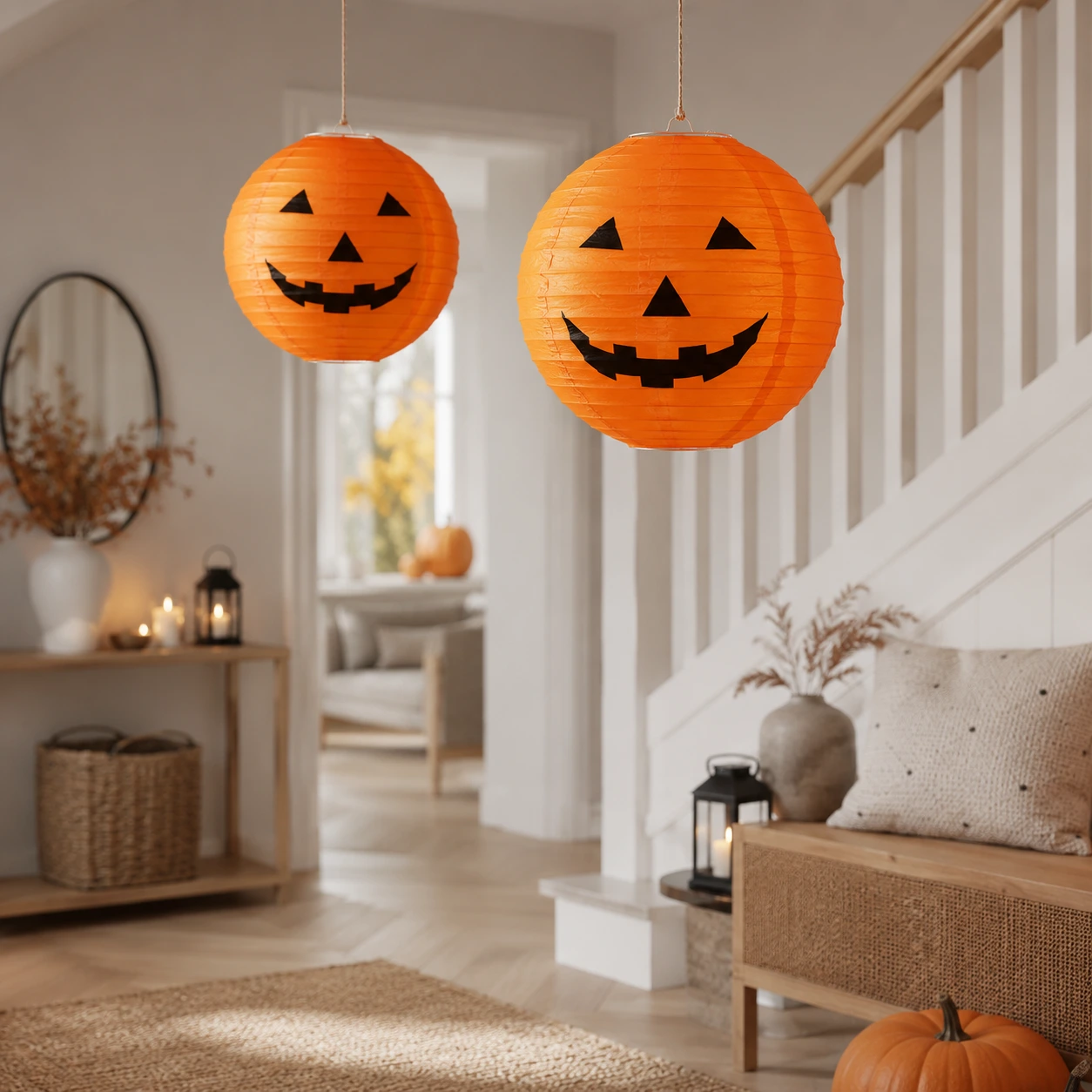 Halloweenlykta pumpa för dekoration
