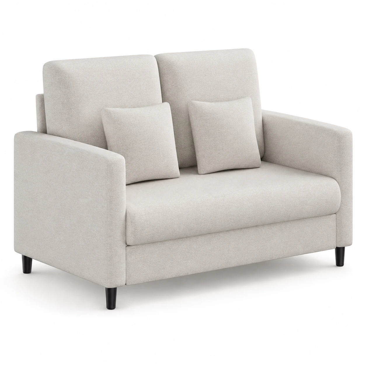 2-sits soffa för vardagsrum och sovrum med enkel montering