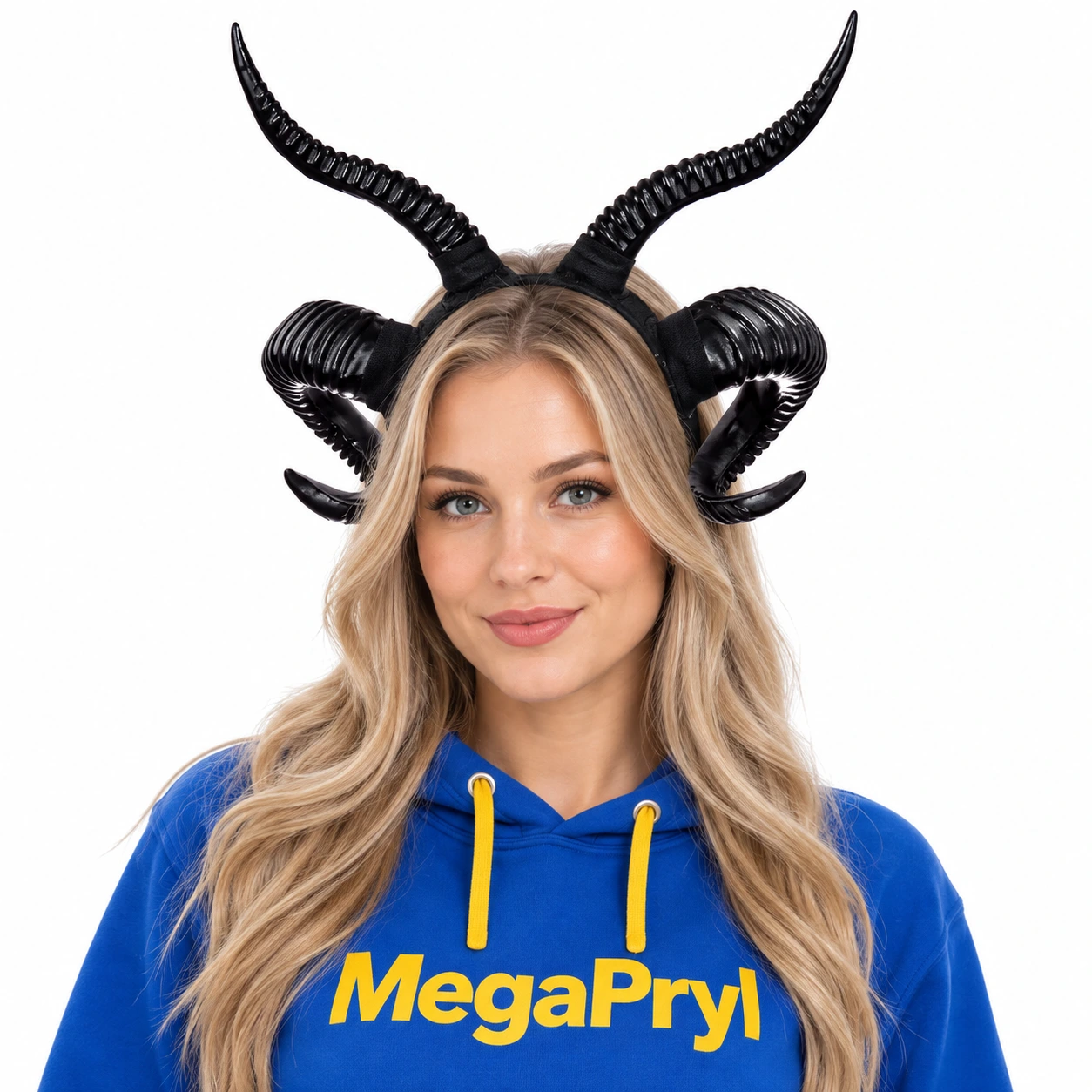 Djävulshorn diadem för cosplay och halloween