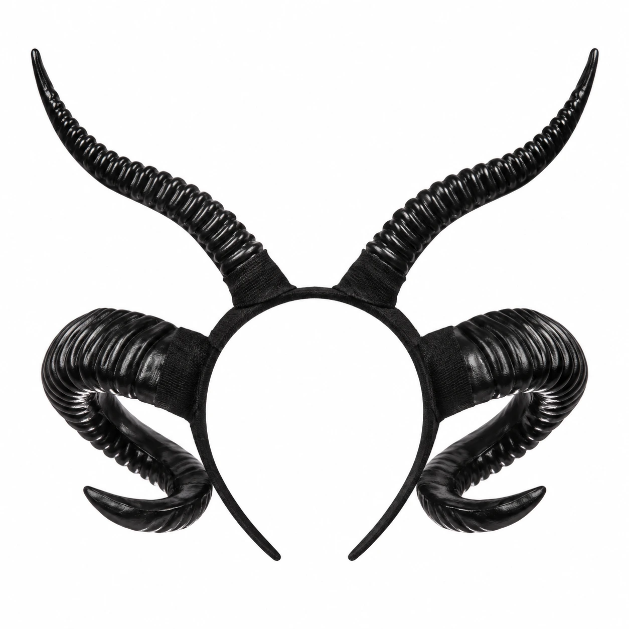 Djävulshorn diadem för cosplay och halloween