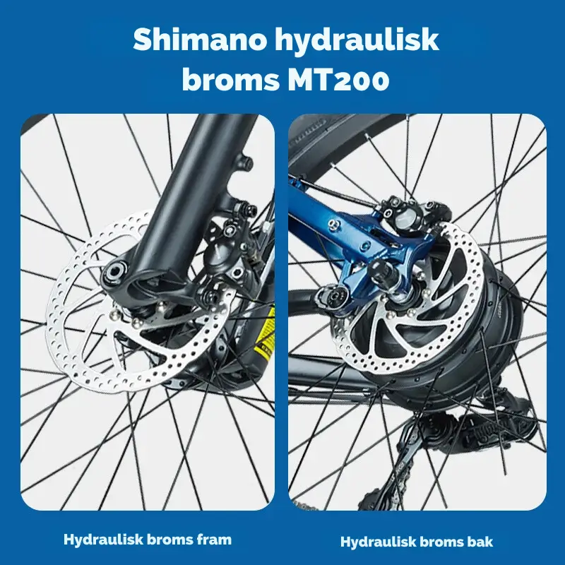 Elcykel 1000W - PU01 Offroad Mountainbike 6