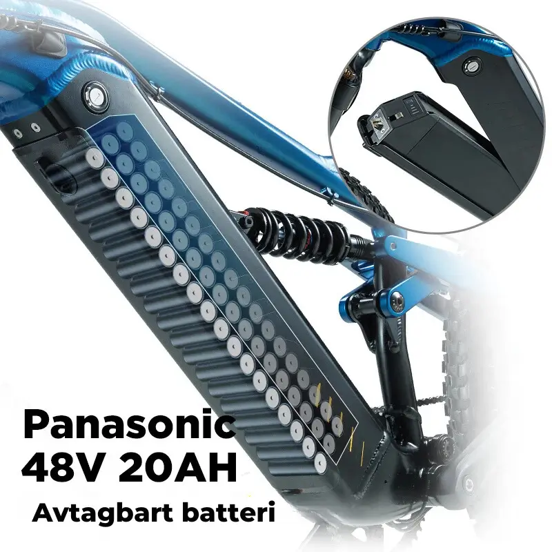 Elcykel 1000W - PU01 Offroad Mountainbike 2