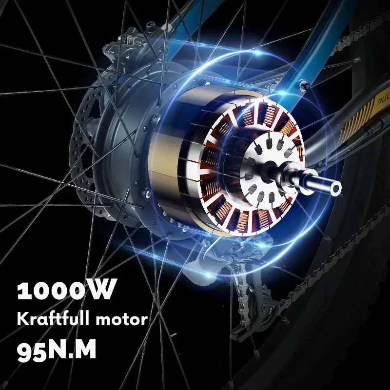 Elcykel 1000W - PU01 Offroad Mountainbike 5