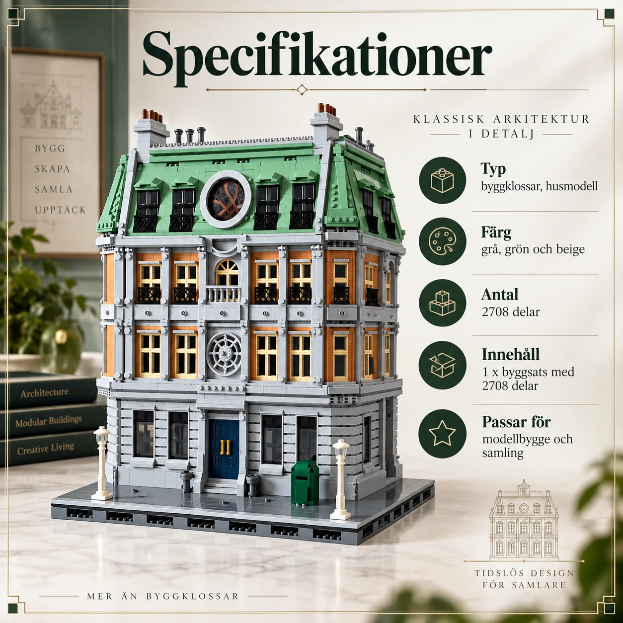 Byggklossar magiskt hus 2708 delar