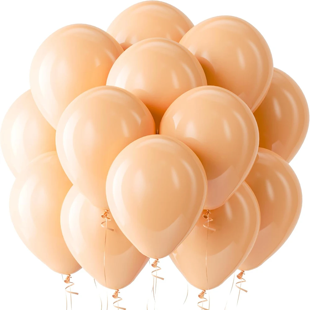 Latexballonger Pastell Champagne 50 cm – 20-pack