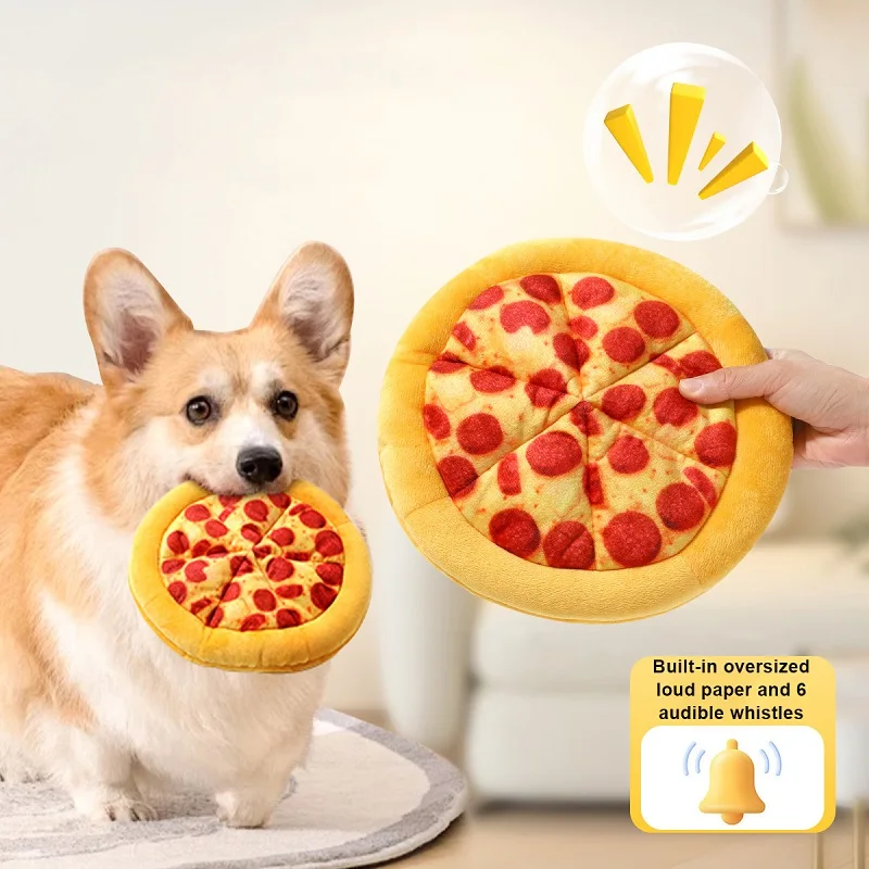 Hundleksak – Pizza och Donut