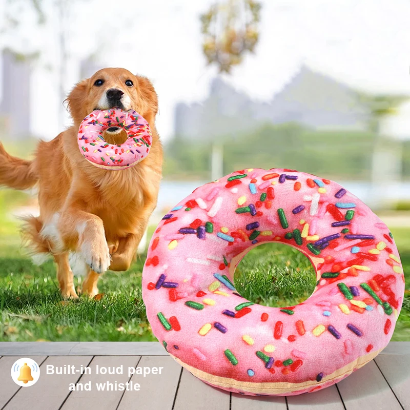 Hundleksak – Pizza och Donut