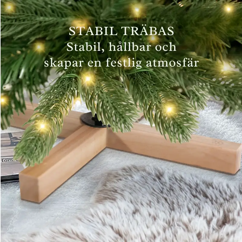 Julgran Grön Konstgjord med LED-belysning 5