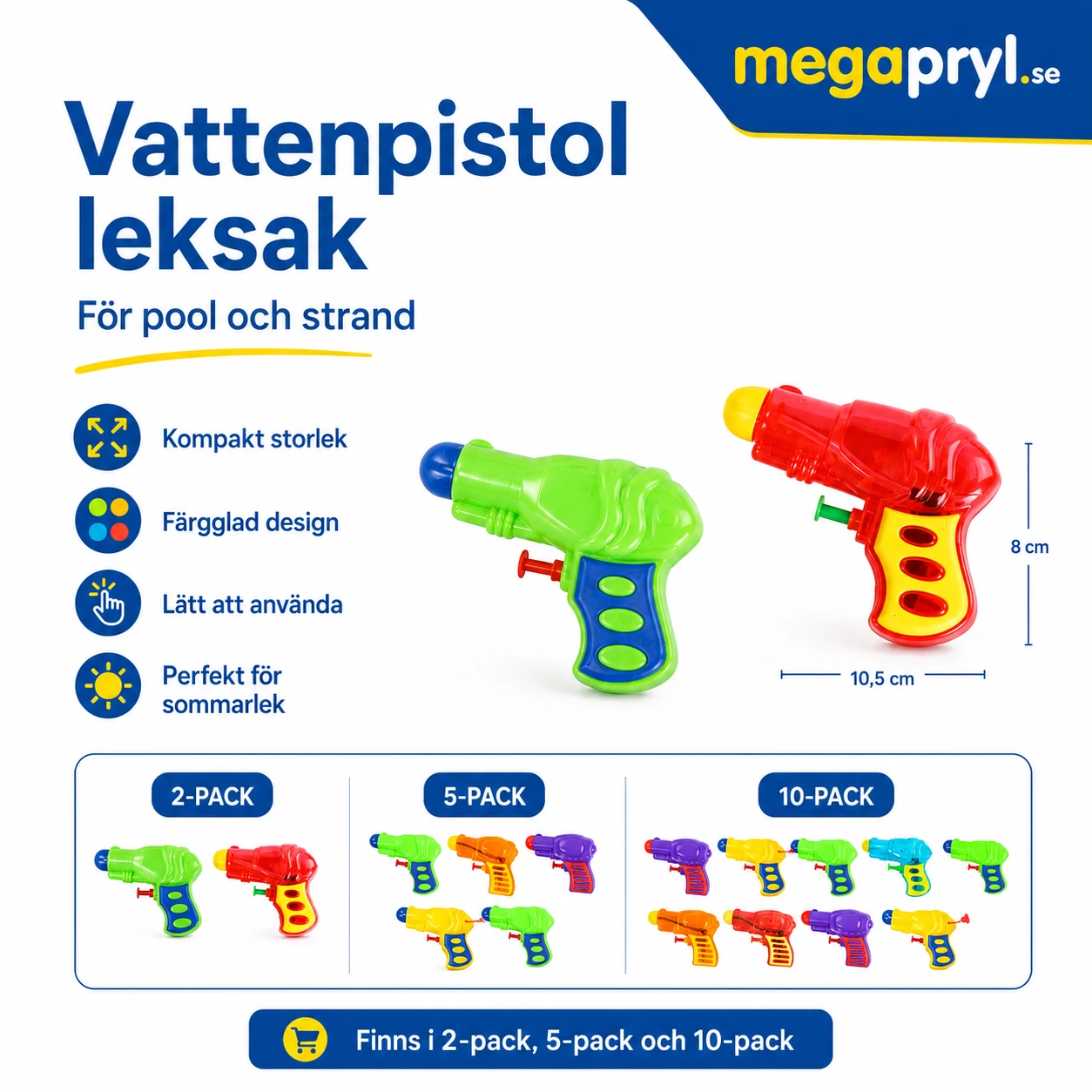 Vattenpistol Leksak för Pool och Strand