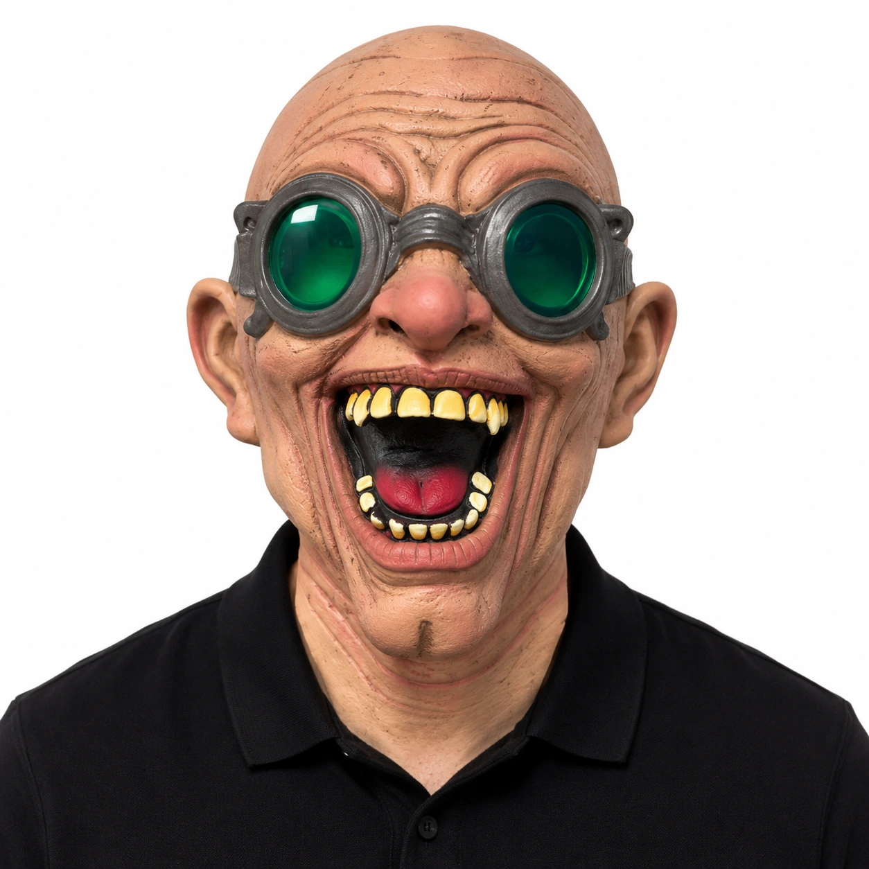 Mask vuxen galen vetenskapsman i latex