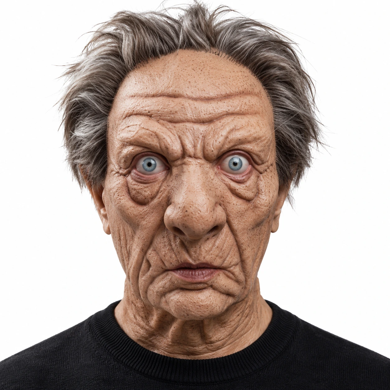 Mask gammal man i latex, heltäckande vuxen