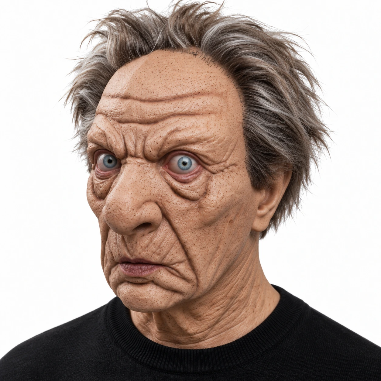 Mask gammal man i latex, heltäckande vuxen