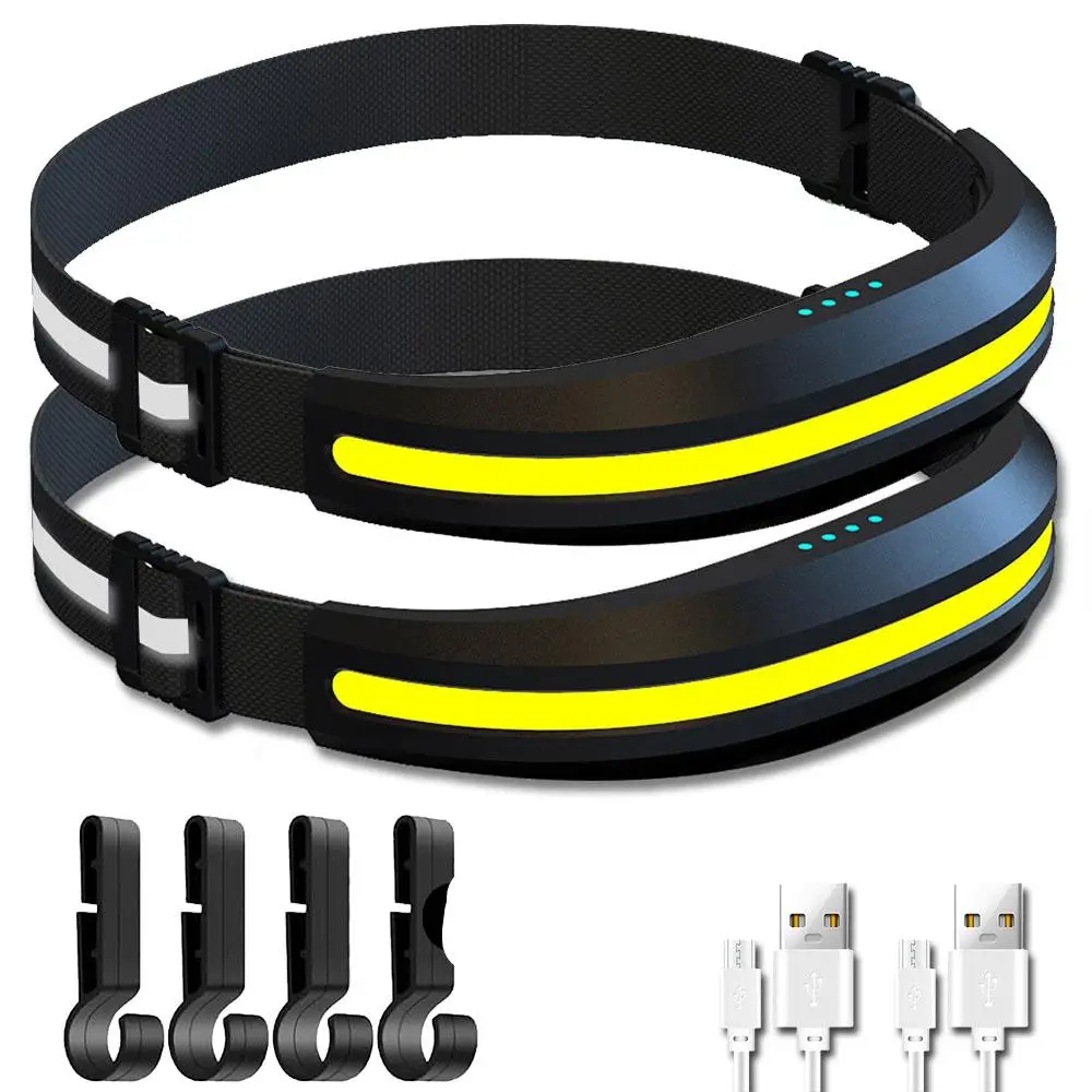 Pannlampa med Röd och Vit LED 2