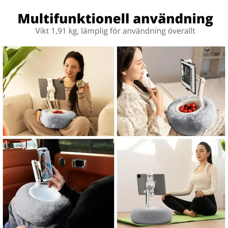 Mobil- och Surfplattehållare med Plyschkudde 5