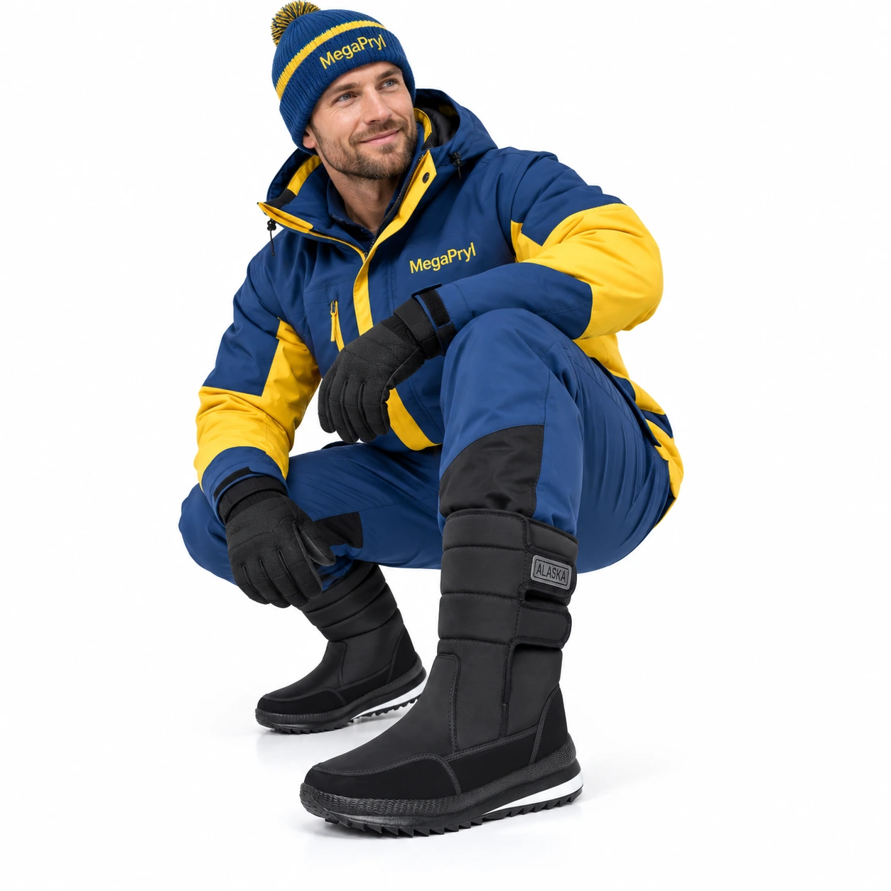 Vinterstövlar för snö och kyla, mellanhöga
