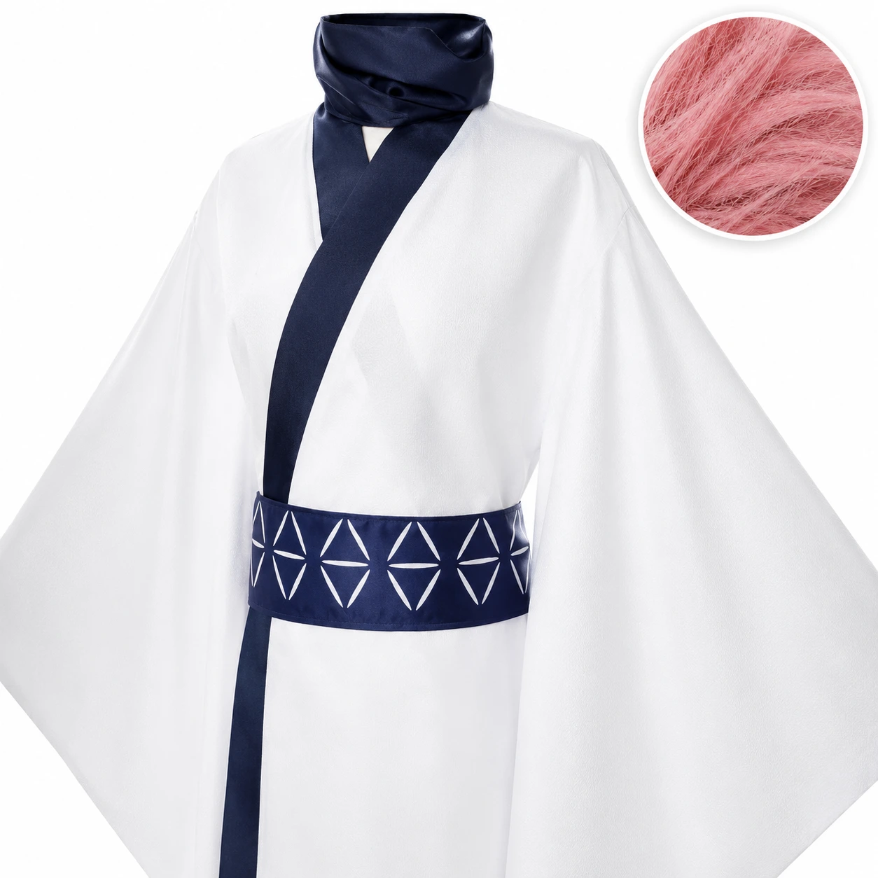 Anime cosplaydräkt med kimono och bälte
