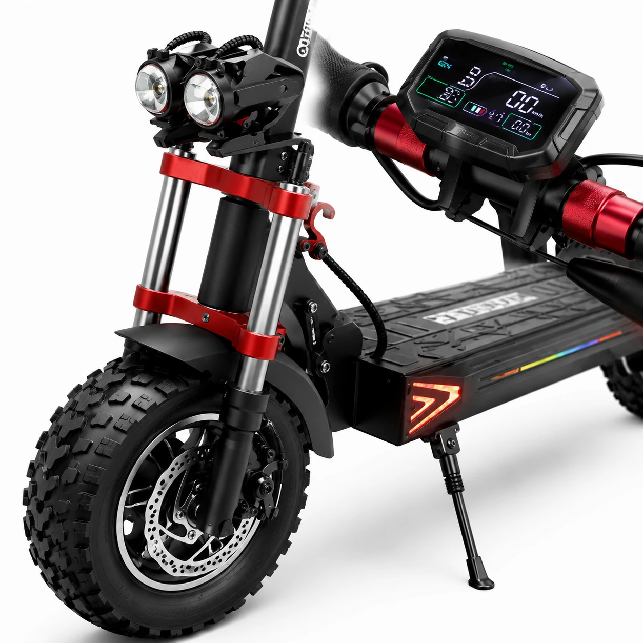 Elscooter 12 Tum Dubbelmotor 2400 W med 20 Ah Batteri