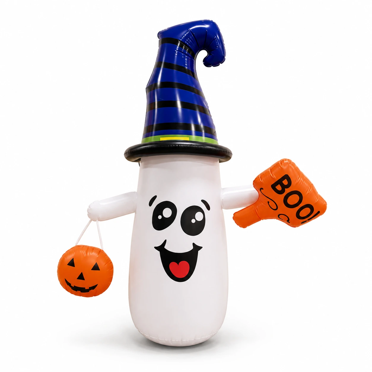 Uppblåsbart spöke för Halloween med belysning
