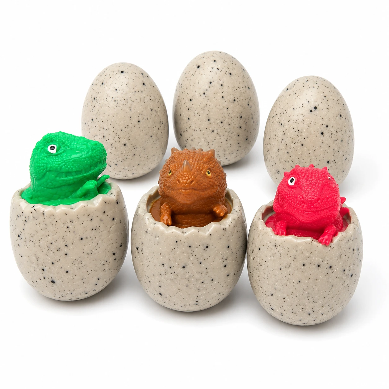Dinosaurieägg Klämleksak