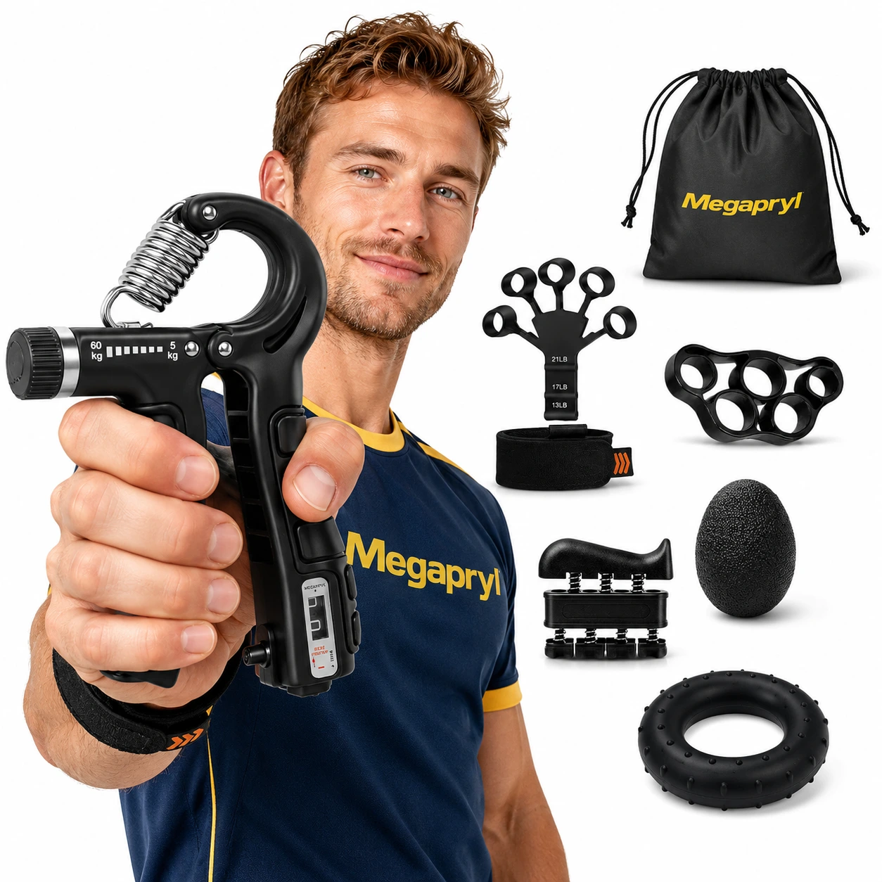 Grepptränare 6-pack – Hand- & Fingertränare