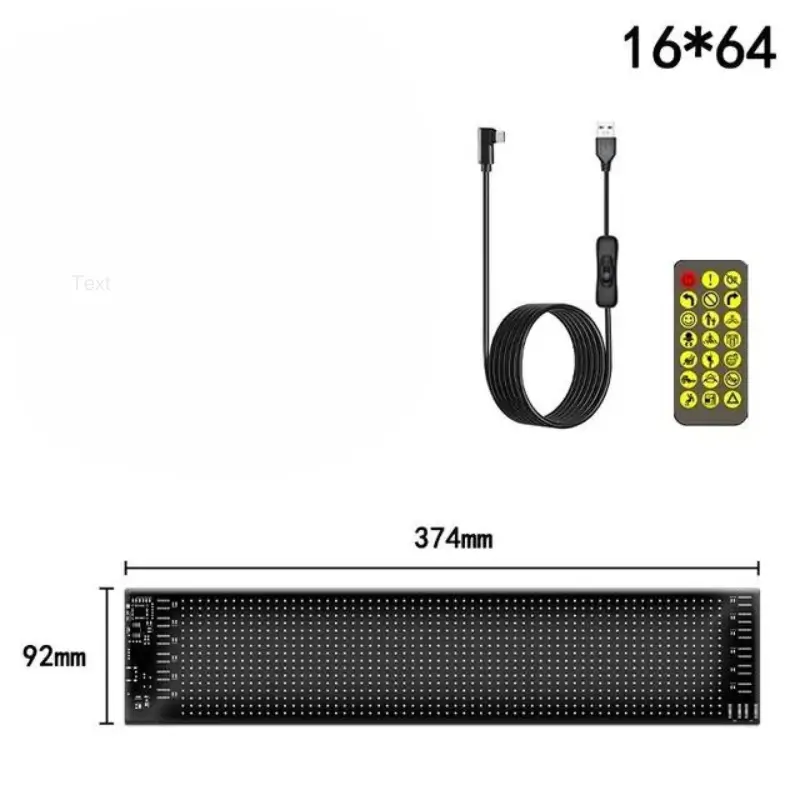 LED Skärm Pixelpanel - Rullande Animation 8