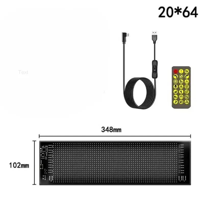 LED Skärm Pixelpanel - Rullande Animation 7