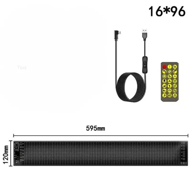 LED Skärm Pixelpanel - Rullande Animation 6