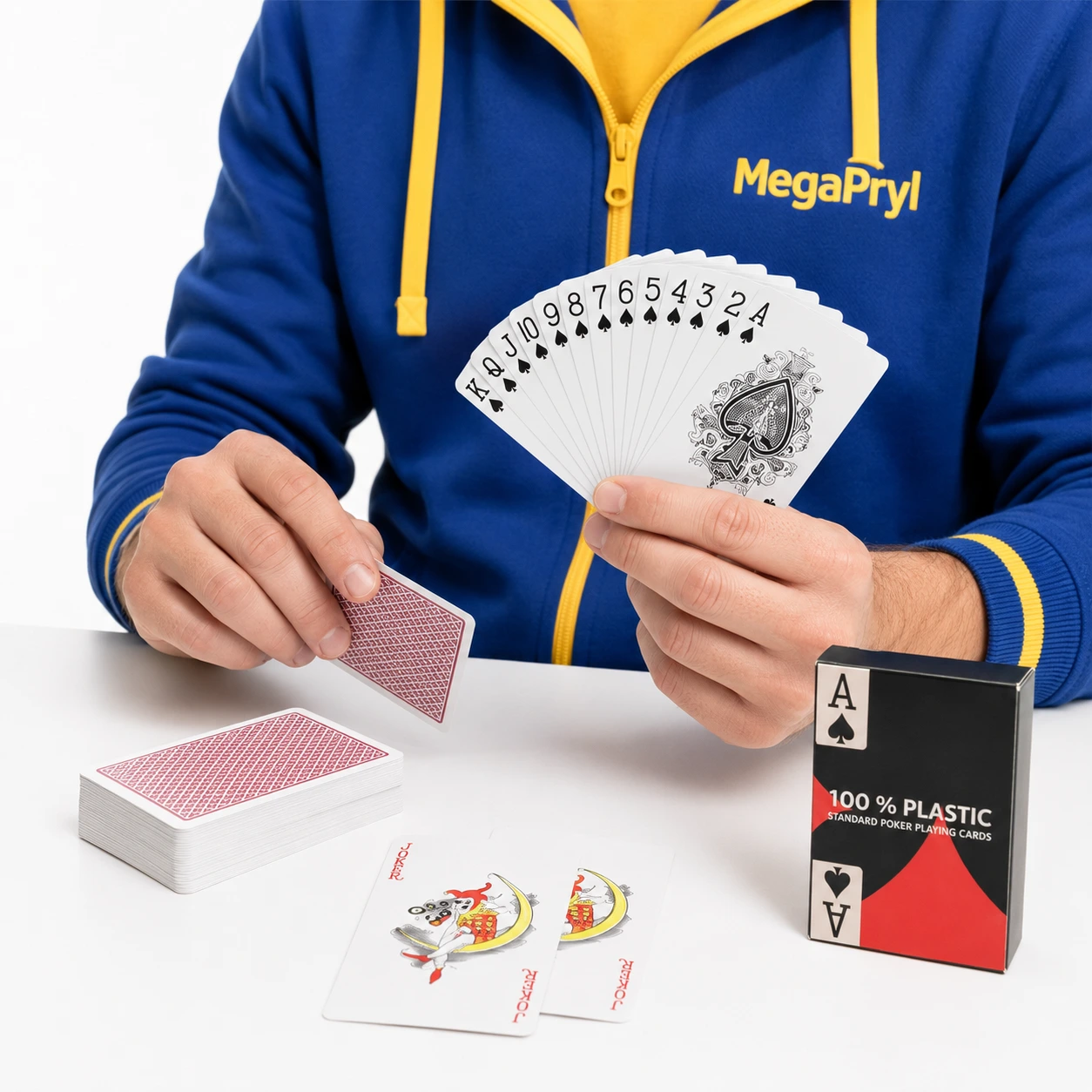 Spelkort i plast för poker och bridge