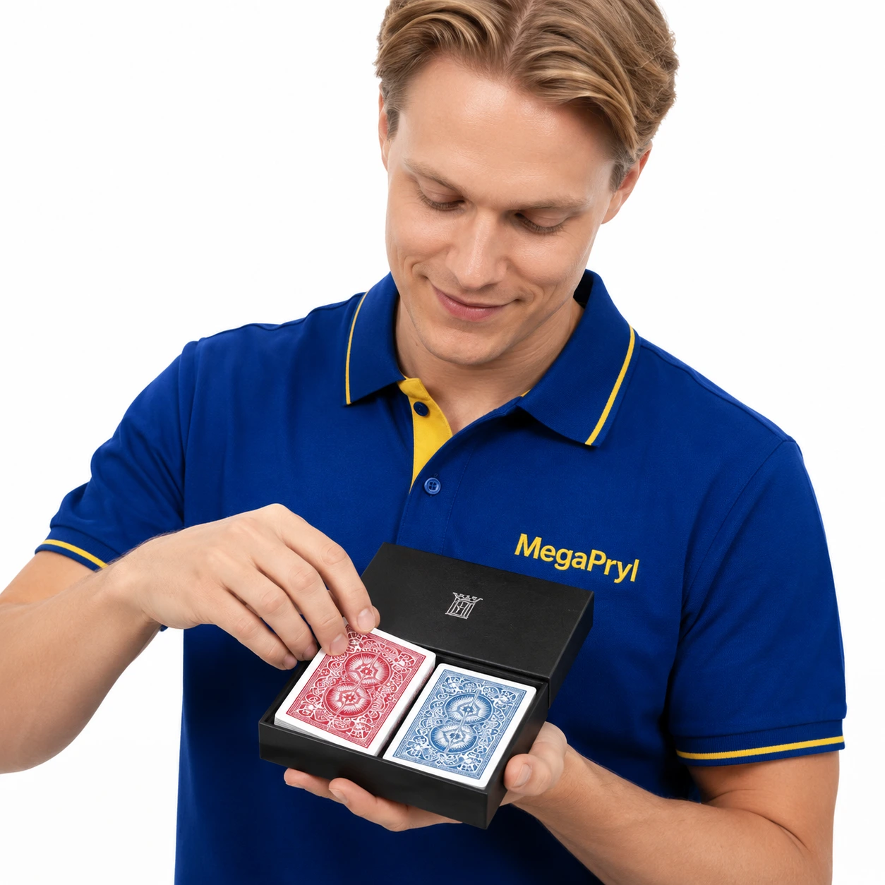 Spelkort i presentask för poker och kortspel