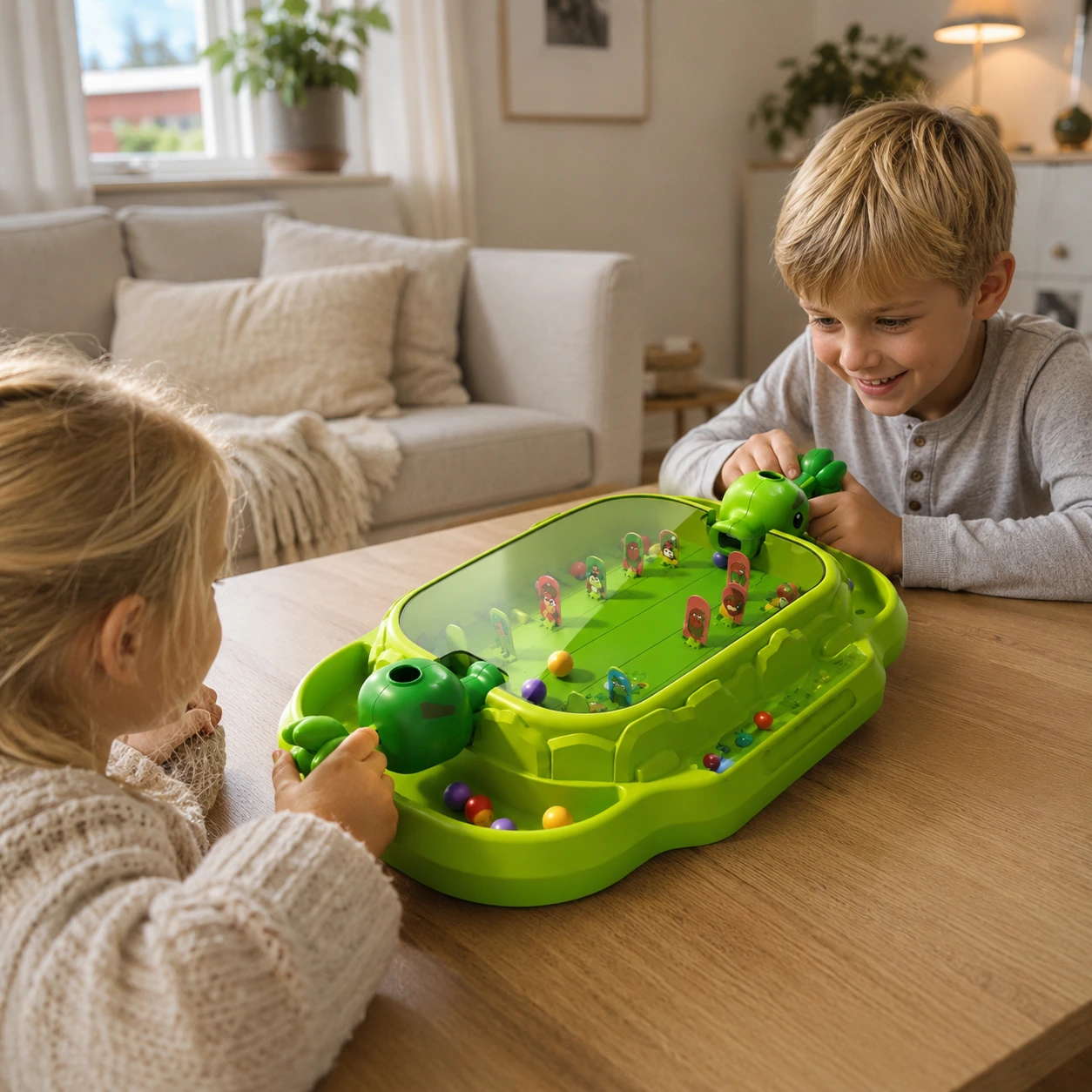 Bordsspel för 2 spelare med skjutbana och zombiefigurer