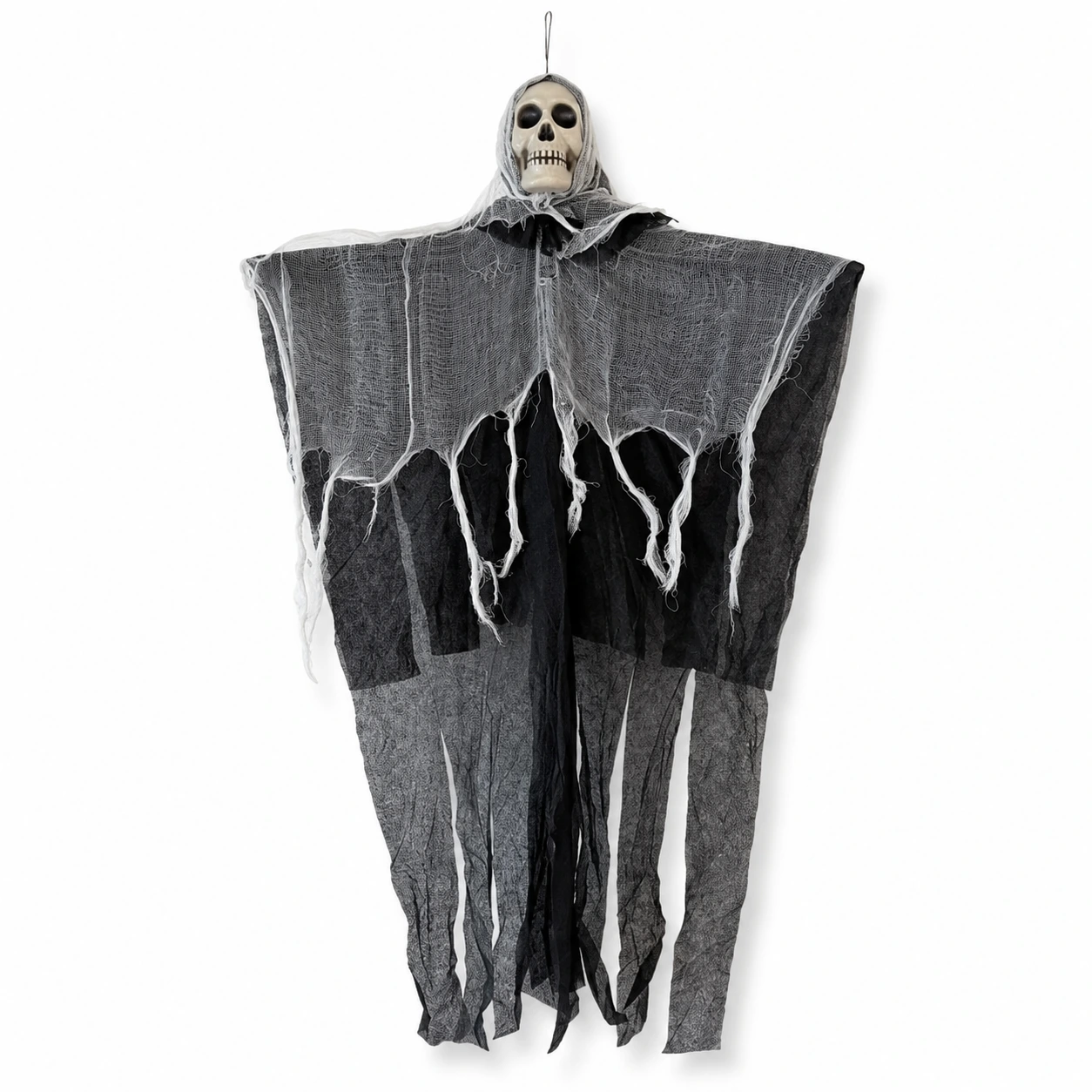 Hängande spökdekoration för halloween med dödskalle