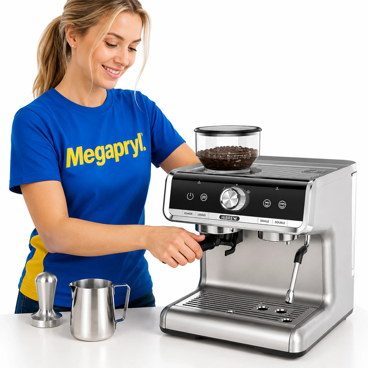 Espressomaskin 20 Bar med Kaffekvarn – Barista Pro