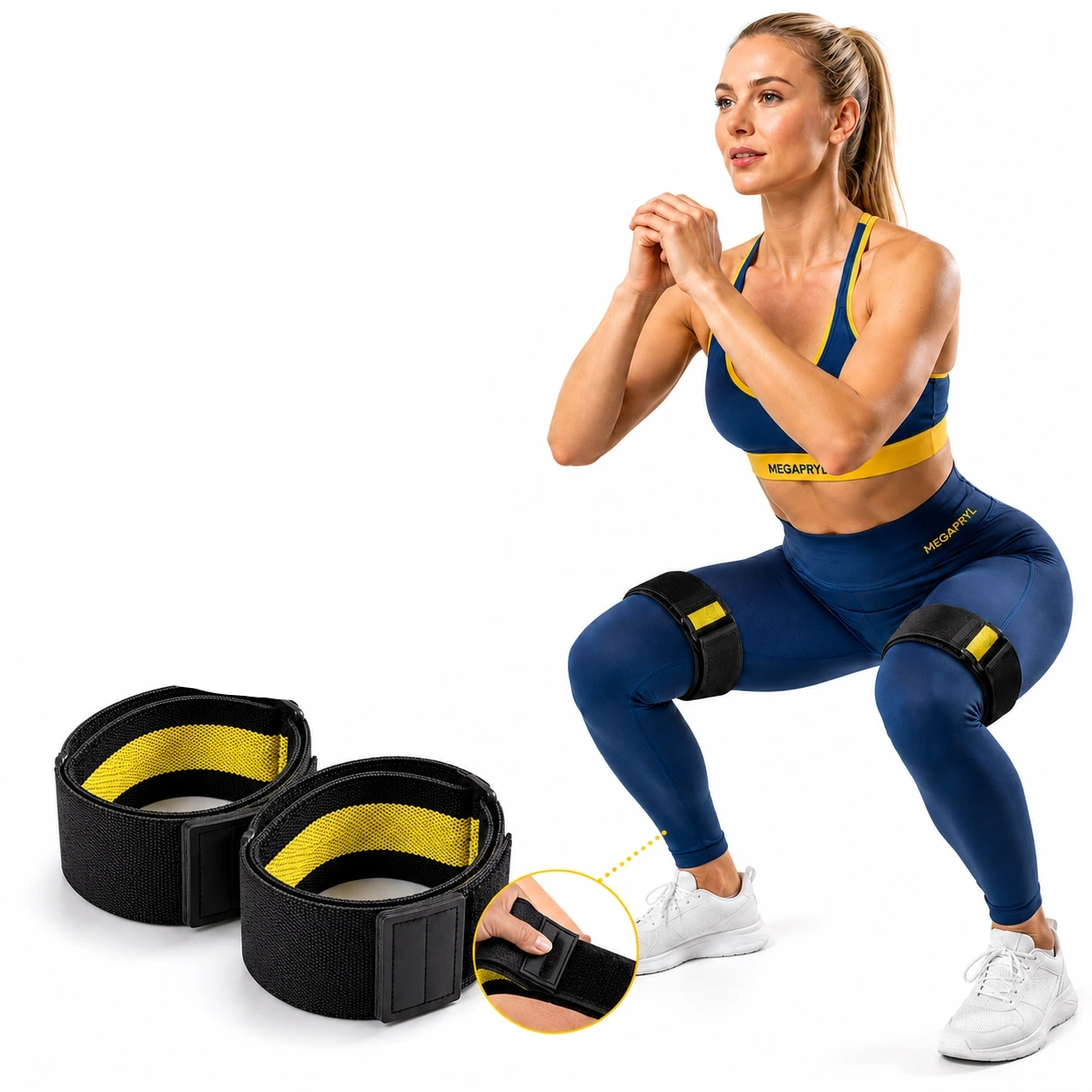 Träningsband för Ben och Glutes – 2-Pack