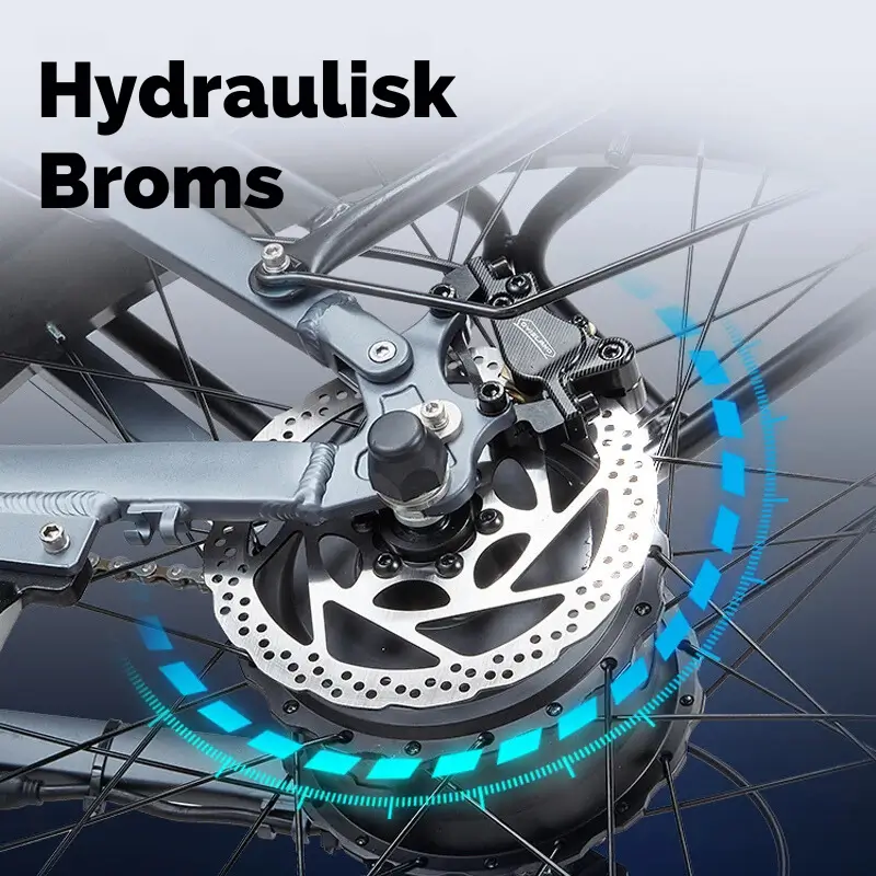 Elcykel 48V 800W - Fällbar Fatbike 5