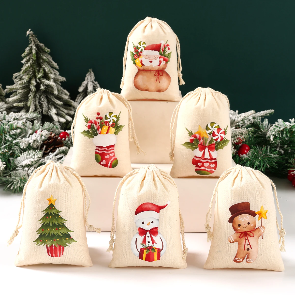 Julklappspåsar - 6-pack Presentpåsar 3