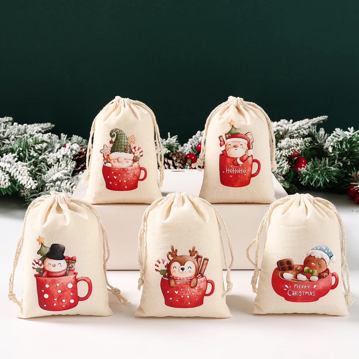 Julklappspåsar - 6-pack Presentpåsar 4