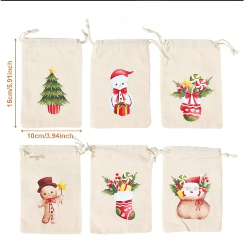 Julklappspåsar - 6-pack Presentpåsar 7